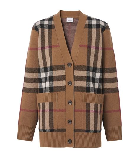 burberry check wool cashmere